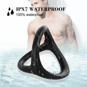 3IN1 Soft Silicone Penis Ring Ball Stretcher For Men