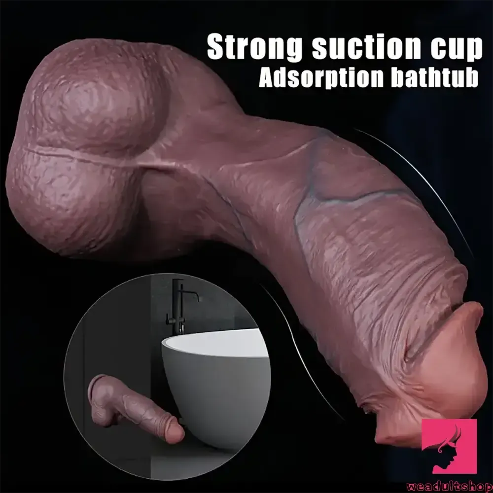 6.29in 8.07in Unisex Silicone Soft Dildo For Anal Vaginal Simulation Sex