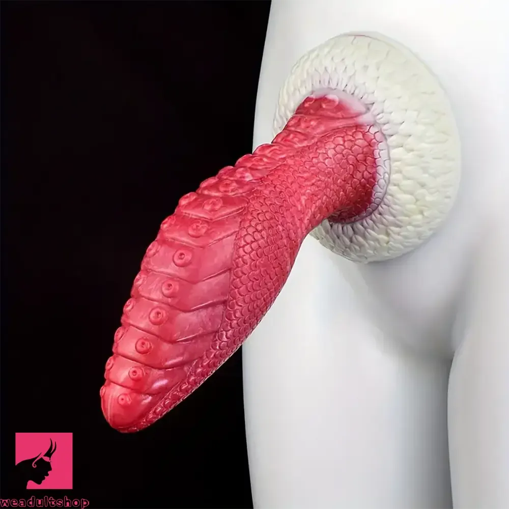9in Thick Dragon Octopus Tentacle Big Silicone Dildo For G-spot Massage