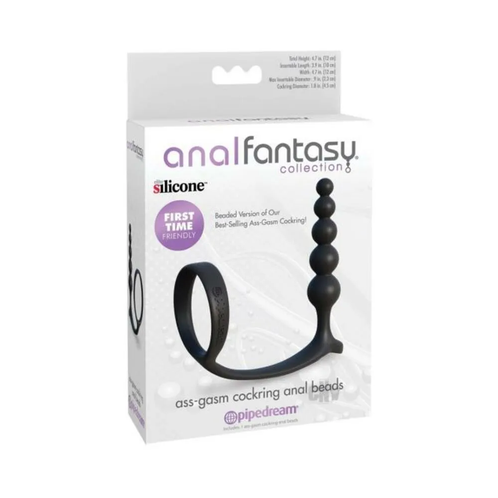 Anal Fantasy Collection Ass-gasm Cockring Anal Beads
