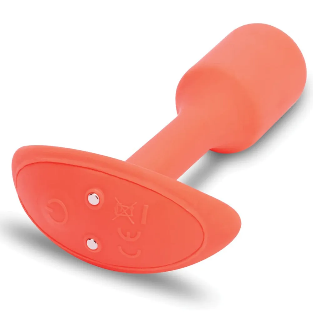 B-Vibe Vibrating Snug Plug 1 Orange Anal Vibrator Prostate Massager Sex Toy