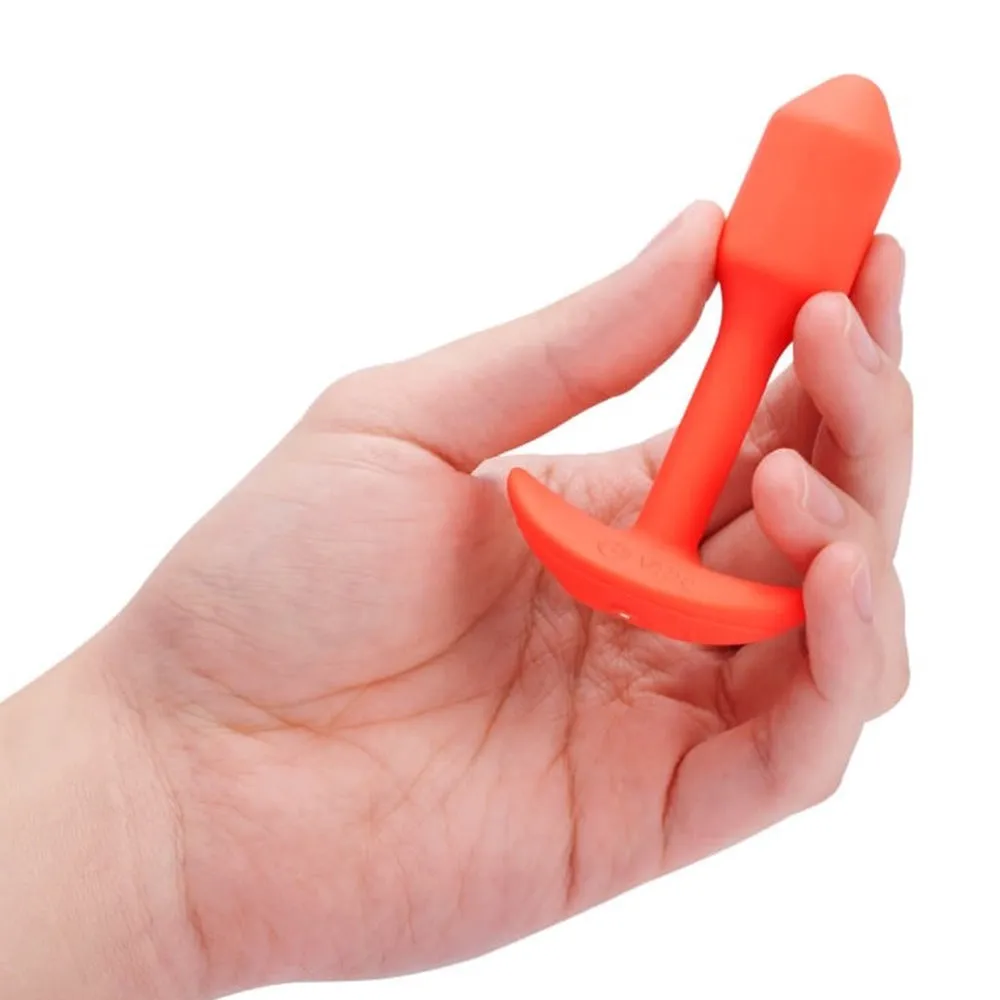 B-Vibe Vibrating Snug Plug 1 Orange Anal Vibrator Prostate Massager Sex Toy