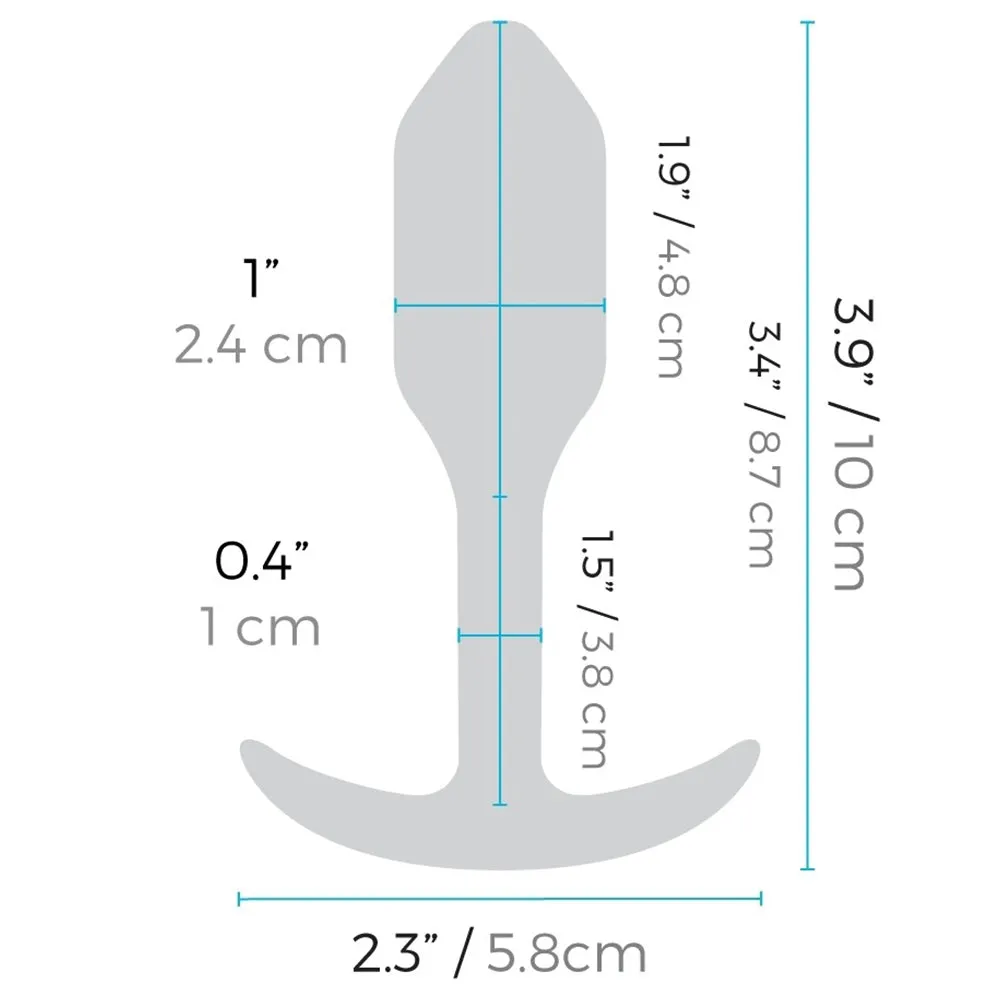 B-Vibe Vibrating Snug Plug 1 Orange Anal Vibrator Prostate Massager Sex Toy