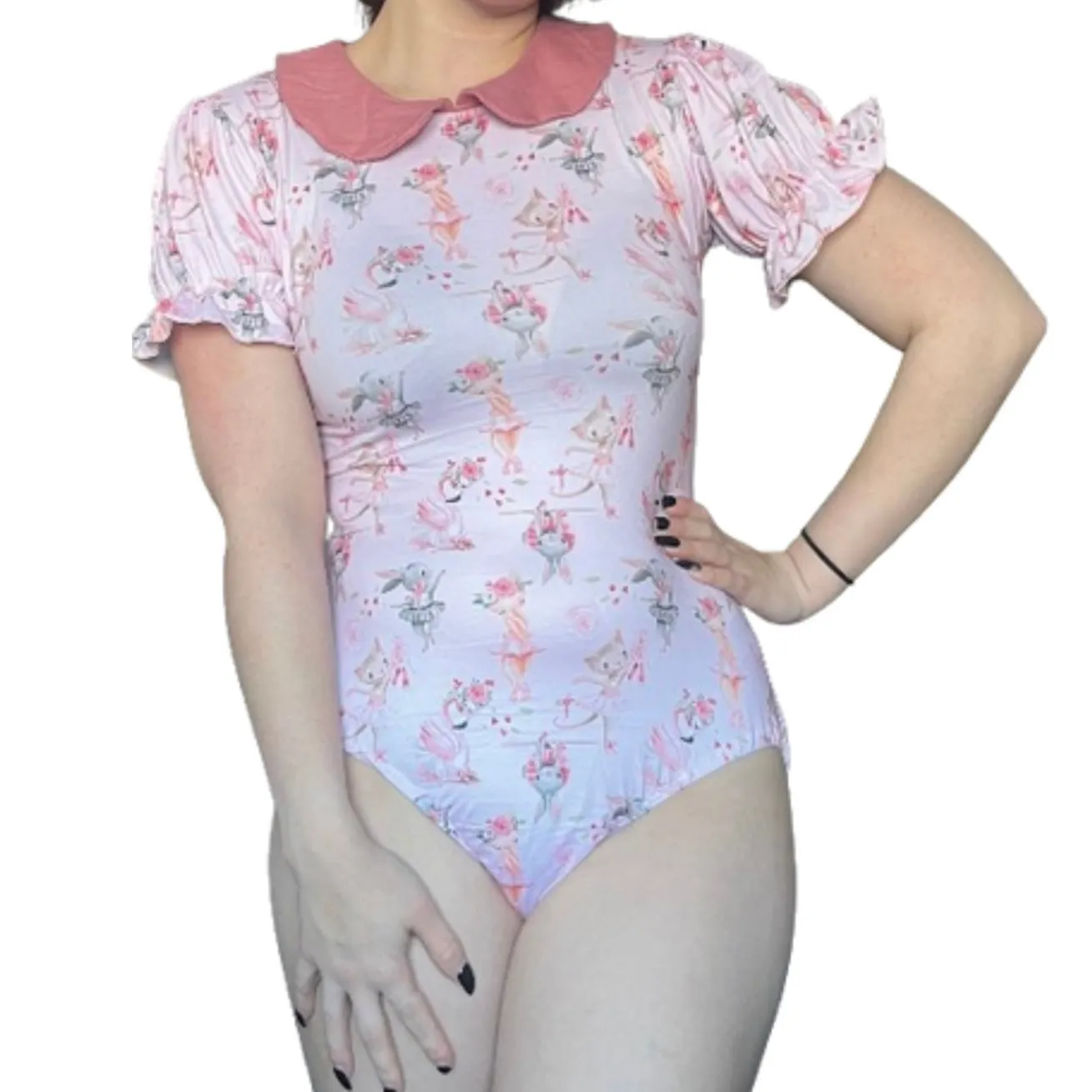 Ballet Dancers Collar Bodysuit
