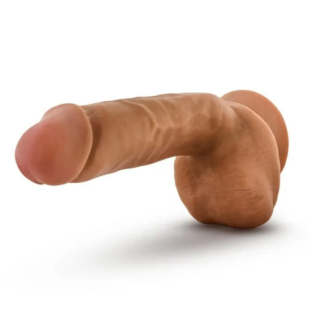 Blush Dr. Skin Glide 8.5 Inch Self Lubricating Dildo with Balls