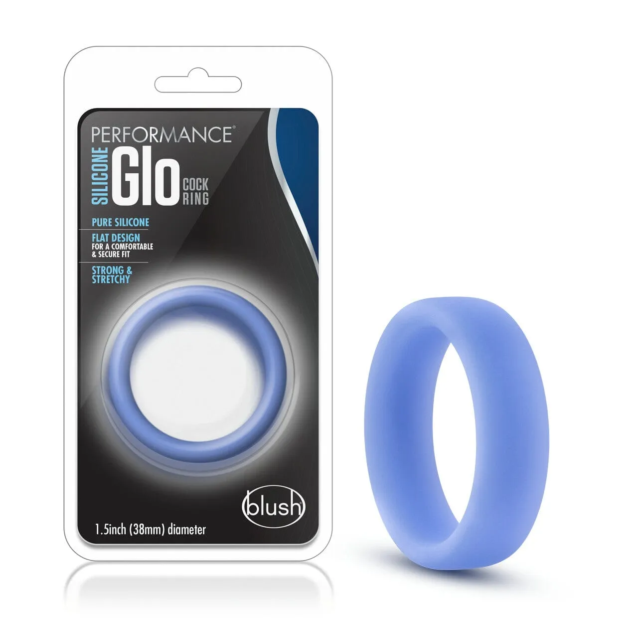 Blush Performance Silicone Glo Cock Ring