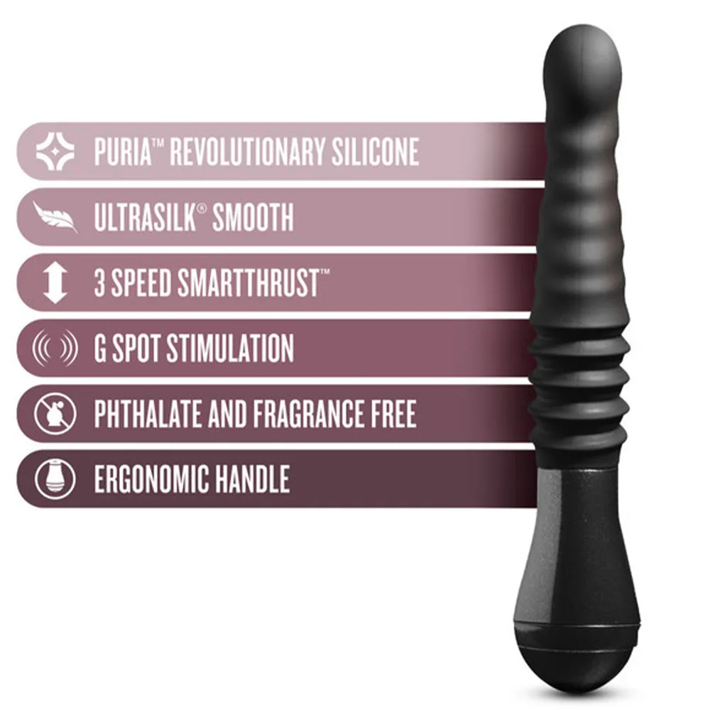 Blush Temptasia Lazarus Large Thrusting Dildo Telescopic Vibrator USB Sex Toy