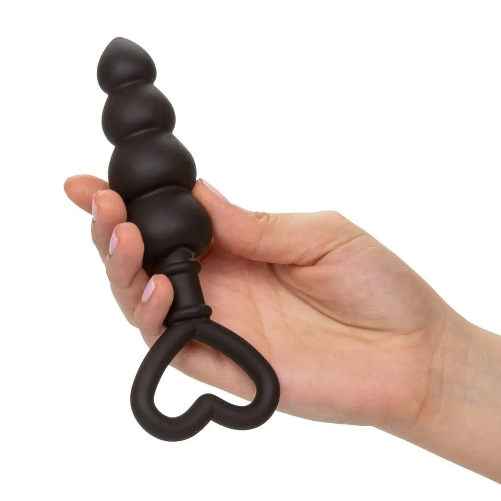 California Exotics - Silicone Love Probe Anal Beads (Black)