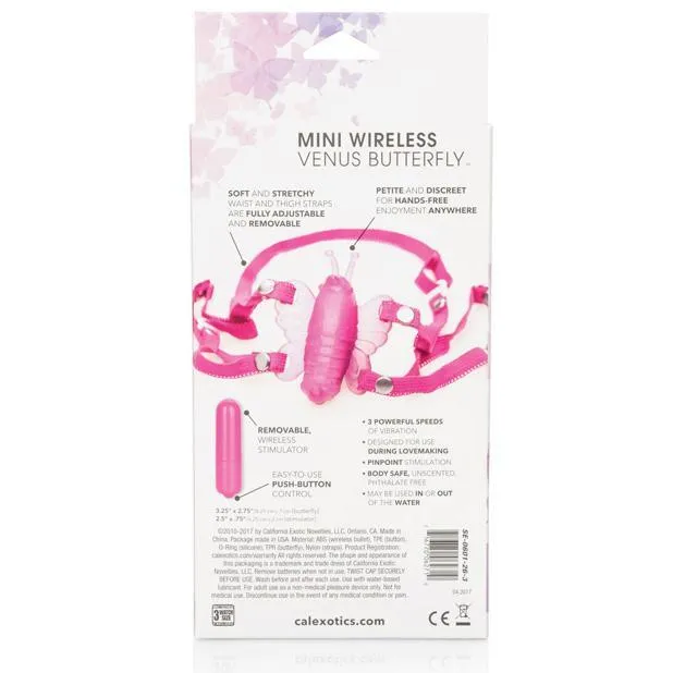 California Exotics - Venus Butterfly Mini Wireless Clit Massager (Pink)
