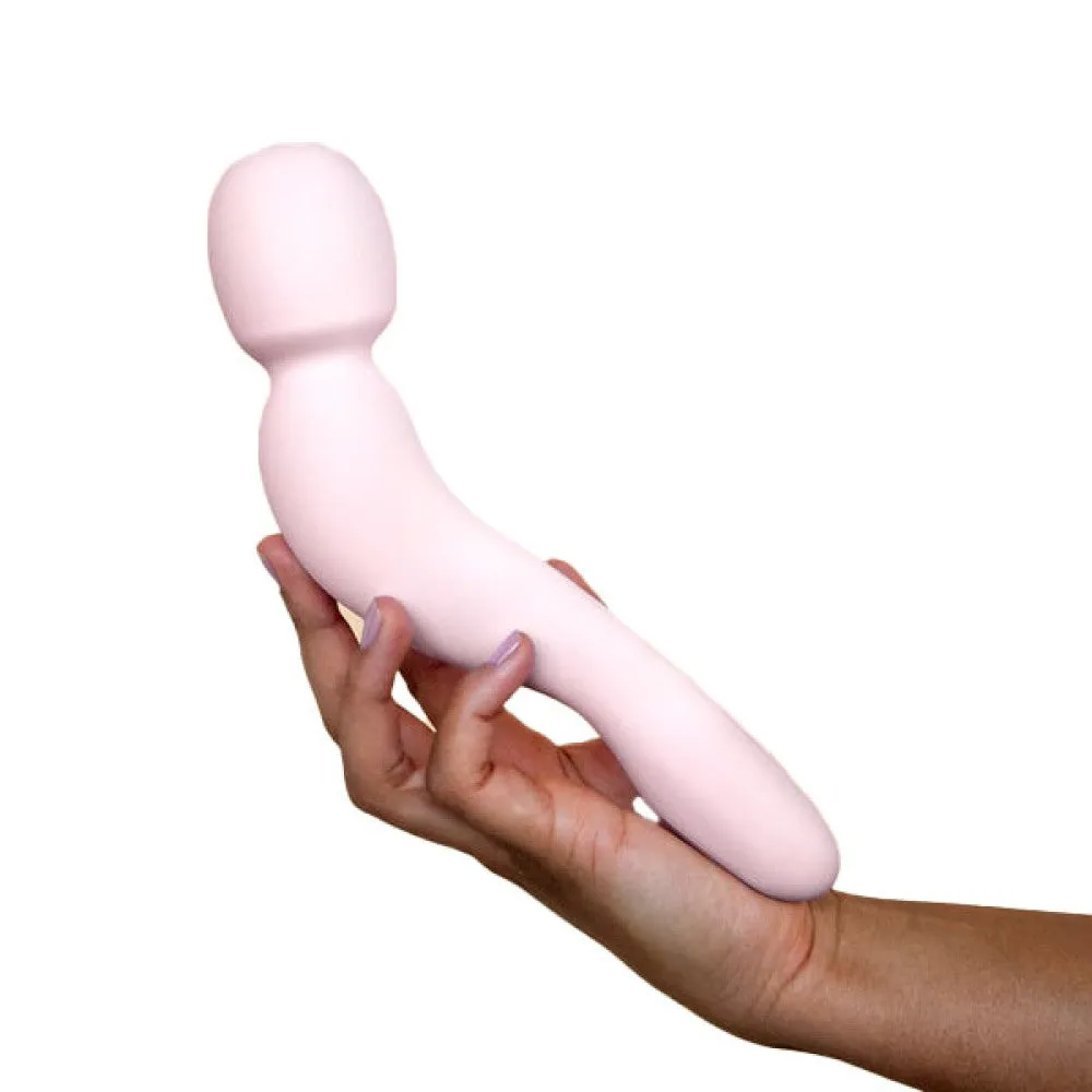 Dame Com Ergonomic Waterproof Wand Vibrator - Quartz