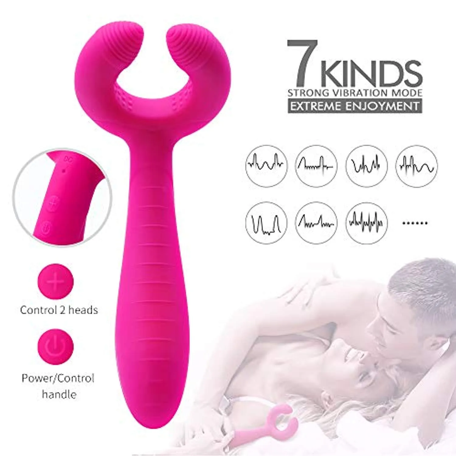 Double Head Vibrator G-Spot Dildo Vibrator