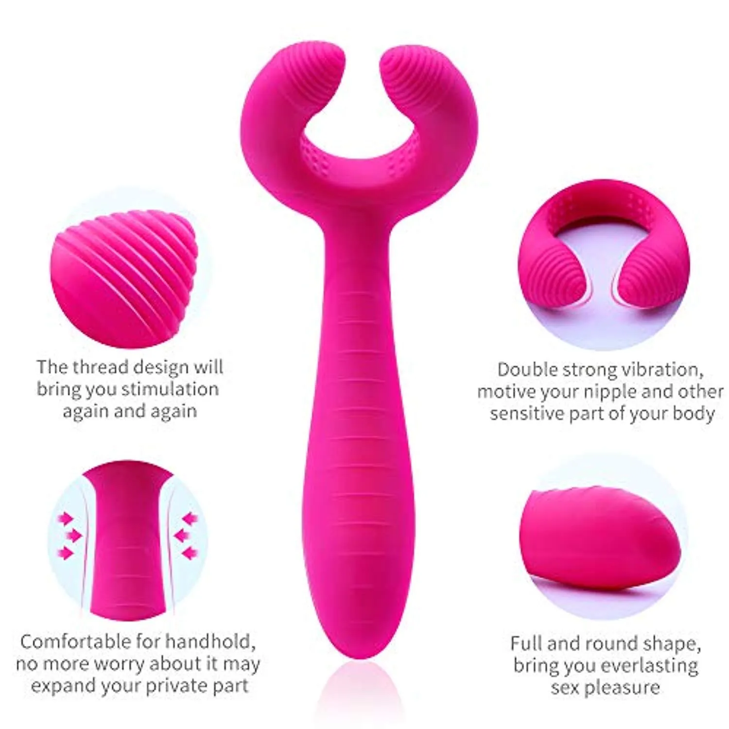 Double Head Vibrator G-Spot Dildo Vibrator