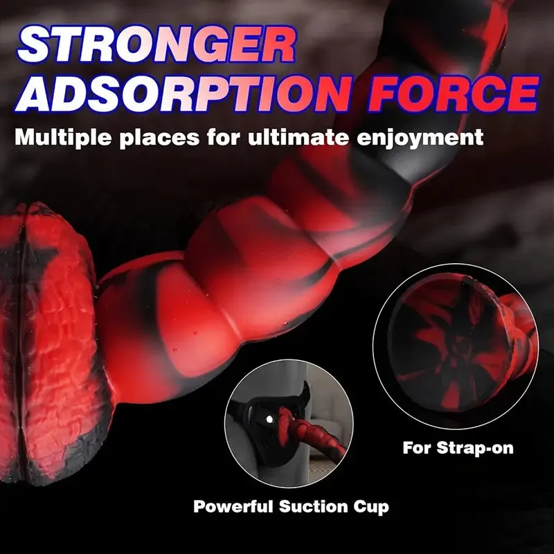 Extra Long Soft Butt Plug Flexible Safe Silicone Anal Butt Dilator