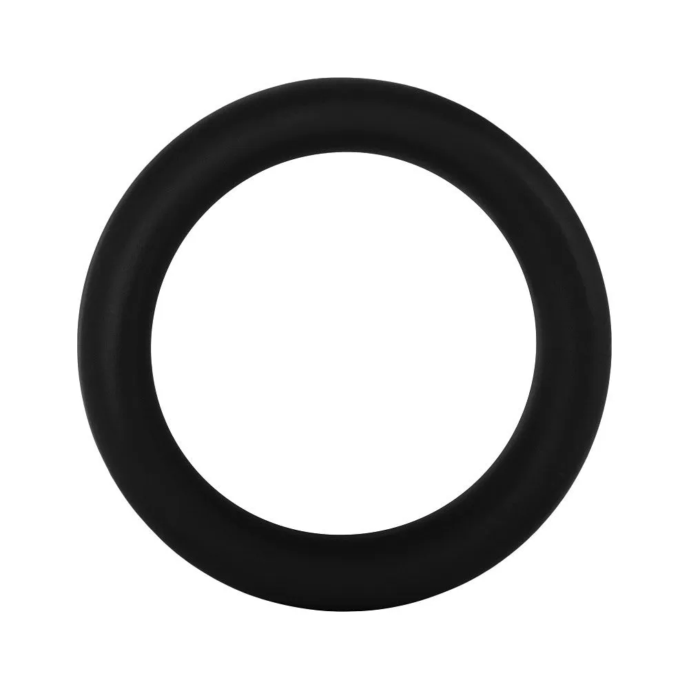 F-64: 45MM 100% SILICONE RING WIDE BLACK M