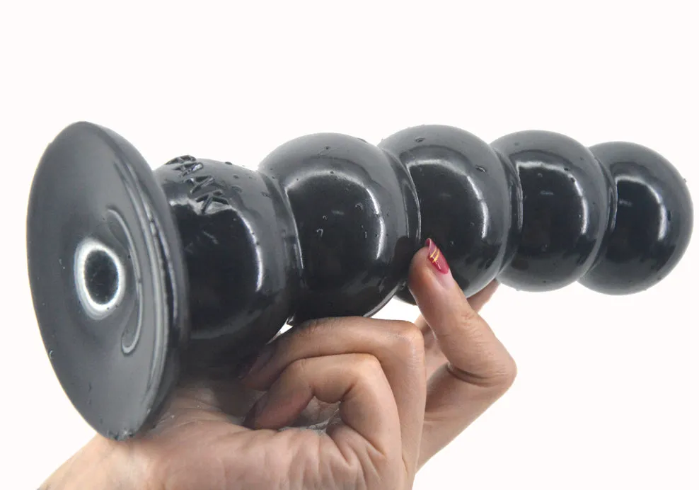 FAAK Big Vegetarian Gelatin Butt Plug Prostate Massager Large Dildo