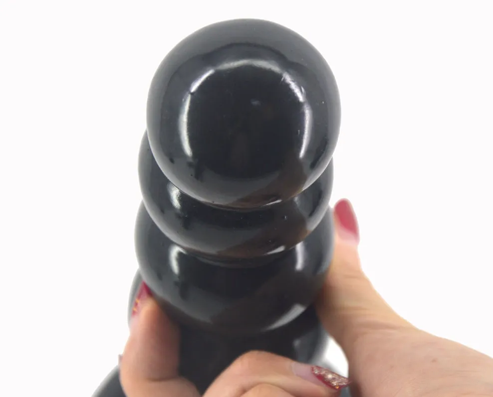 FAAK Big Vegetarian Gelatin Butt Plug Prostate Massager Large Dildo