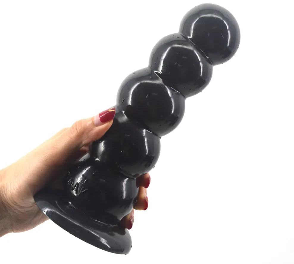 FAAK Big Vegetarian Gelatin Butt Plug Prostate Massager Large Dildo