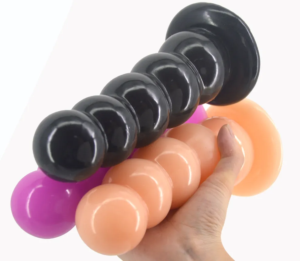 FAAK Big Vegetarian Gelatin Butt Plug Prostate Massager Large Dildo