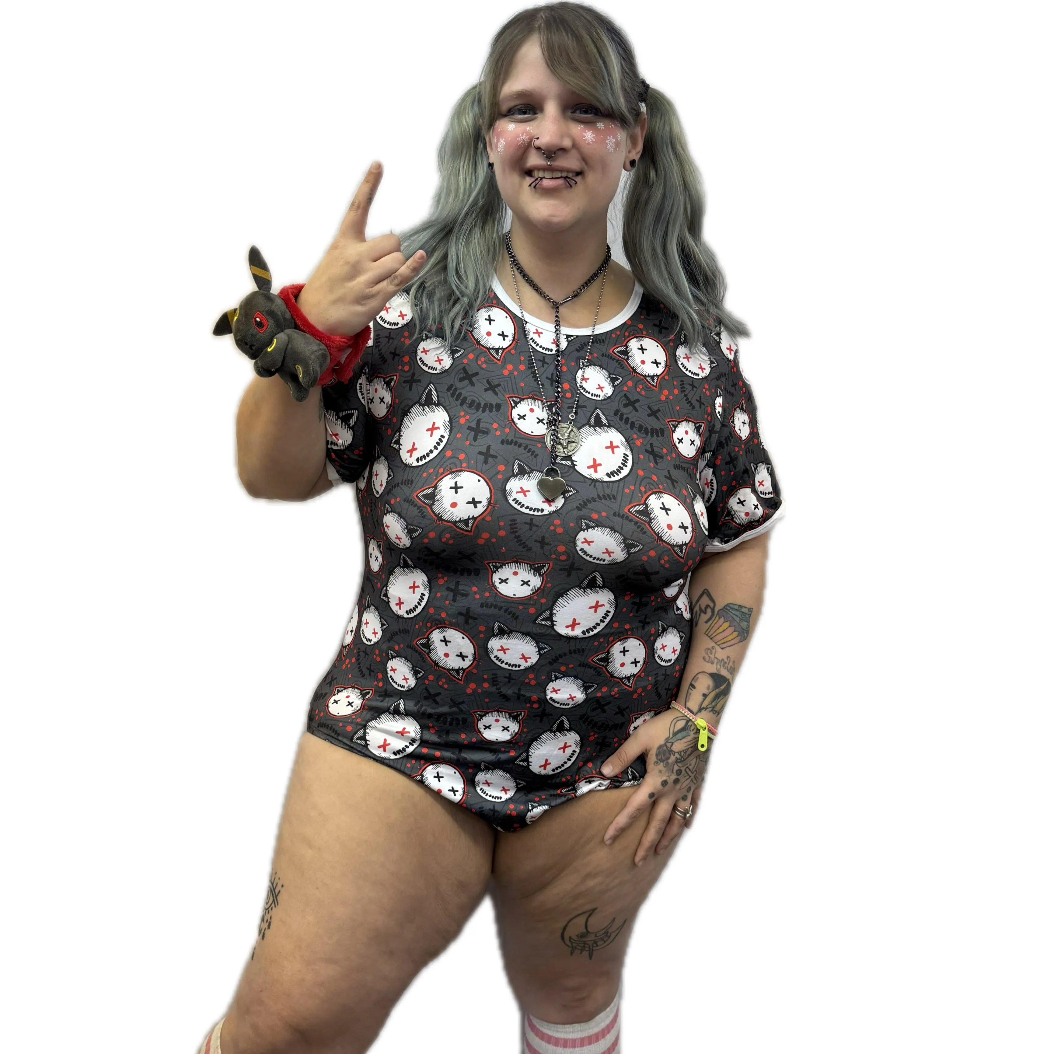 Goth Kitty Bodysuit