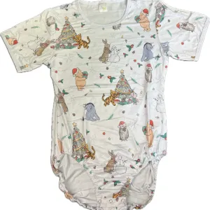 Happy Holidays Christmas Little Bear Bodysuit