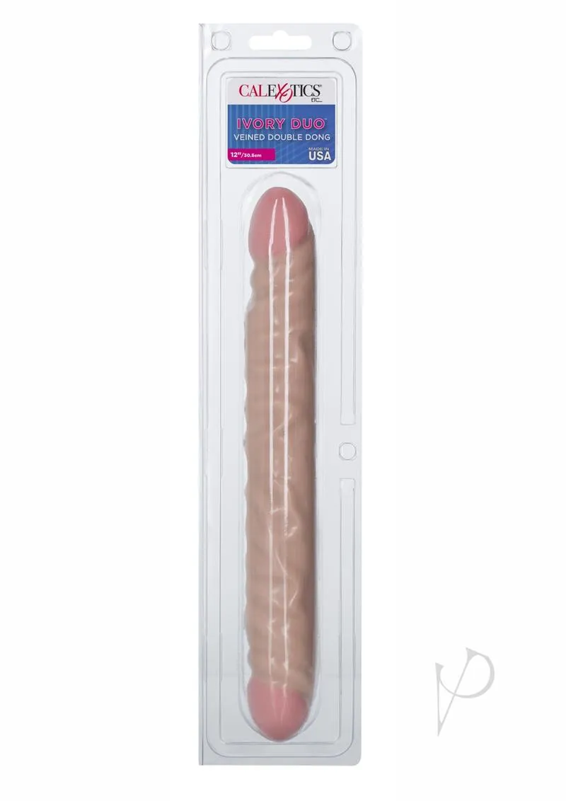 Ivory Duo 12veined Dbl Dong