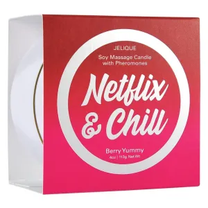 Jelique Netflix & Chill Berry Yummy Massage Candle