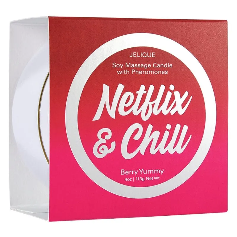 Jelique Netflix & Chill Berry Yummy Massage Candle