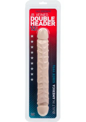 Jr Veined Double Header White 12