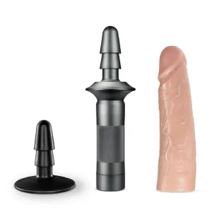 Lock On - Karbonite Dildo And Handle - Vanilla