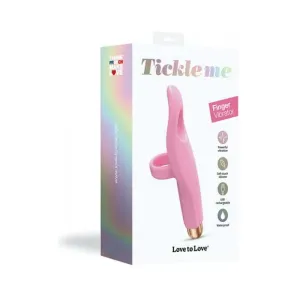Love To Love Tickle Me Finger Vibrator Rose