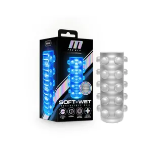 M for Men Soft   Wet Reversible Orb Glow in the Dark Self-Lubricating Stroker Frosted