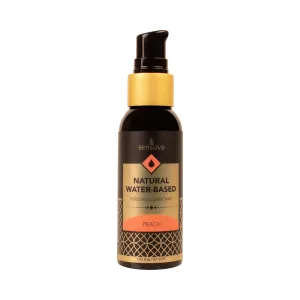 Natural Water-based Personal Lubricant Peach 2 Oz.