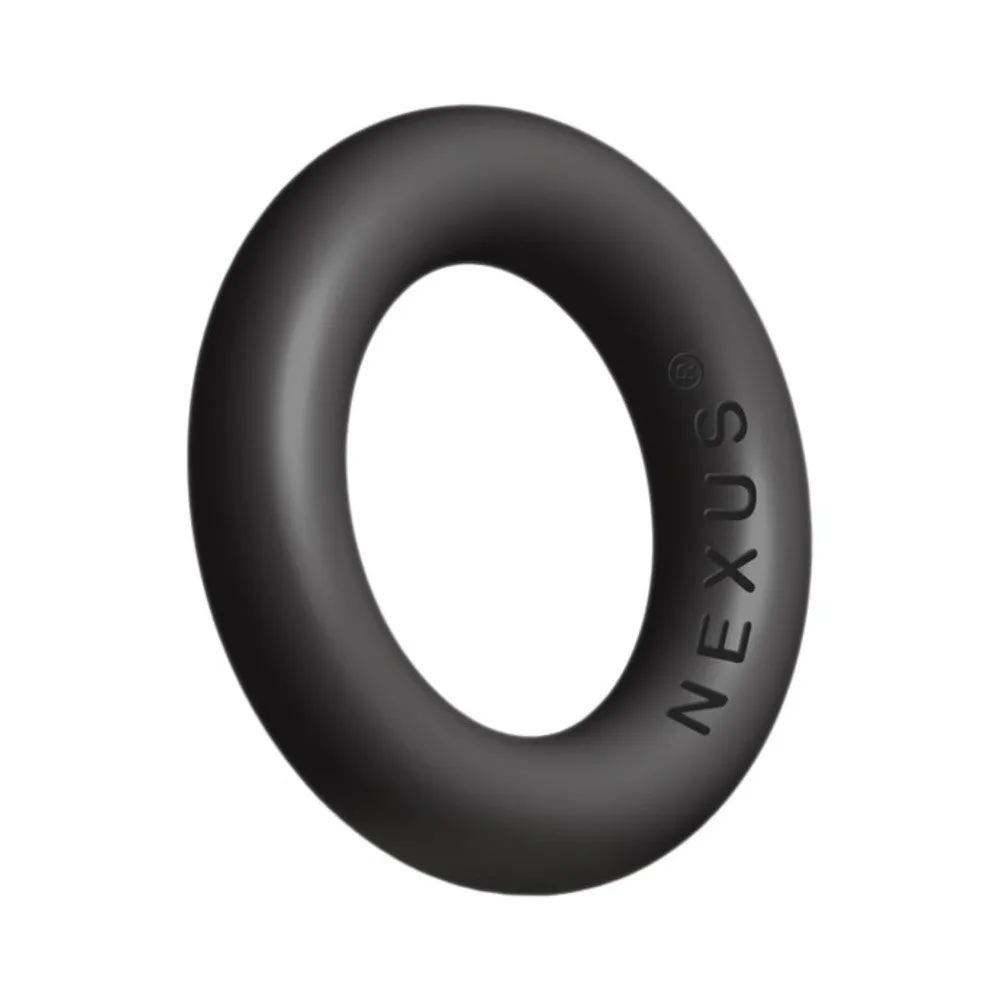 Nexus Enduro  Thick Silicone Cock Ring - Black