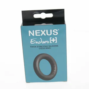 Nexus ENDURO  Thick Silicone Cock Ring - Black