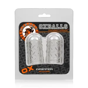 OxBalls Gripper. Nipple Puller. Clear