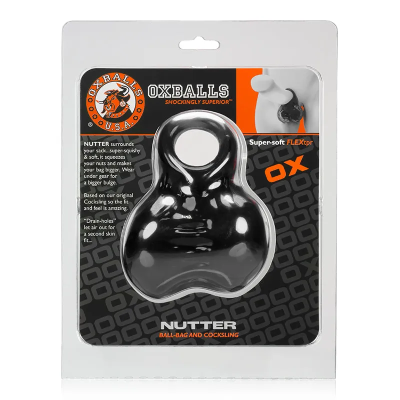 OxBalls Nutter Ballsack. Black