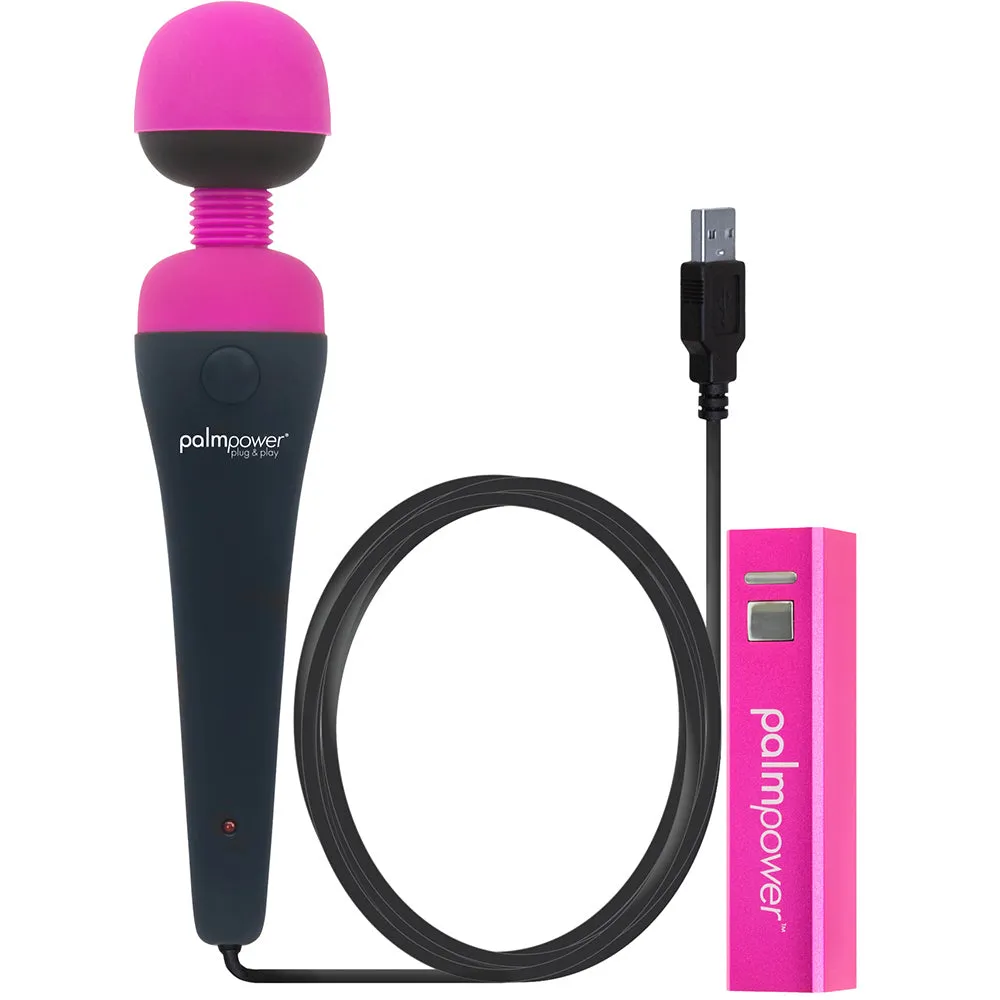 PalmPower Plug and Play Wand Massager Clitoral Stimulator