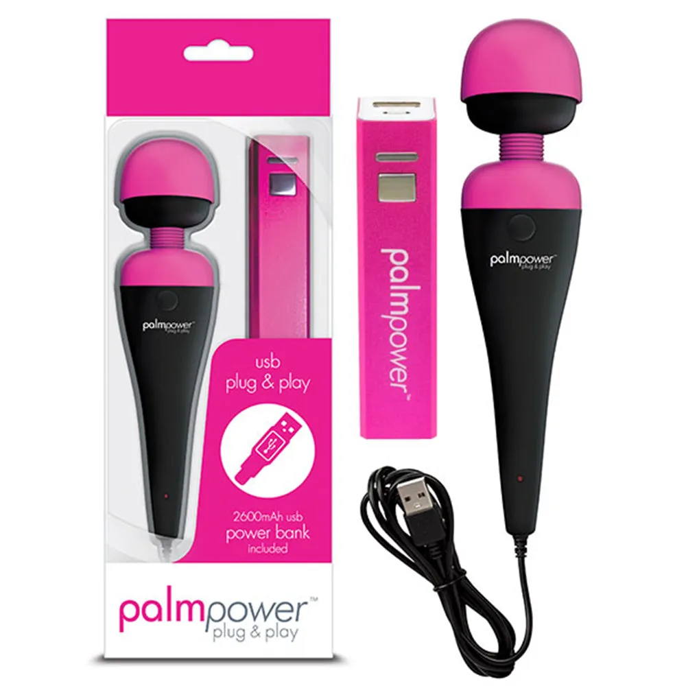 PalmPower Plug and Play Wand Massager Clitoral Stimulator