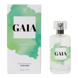 Parfum cu feromoni SECRET PLAY GAIA. cu note de citrice. fructul pasiunii și lăcrămioare. pentru femei. verde. 50 ml