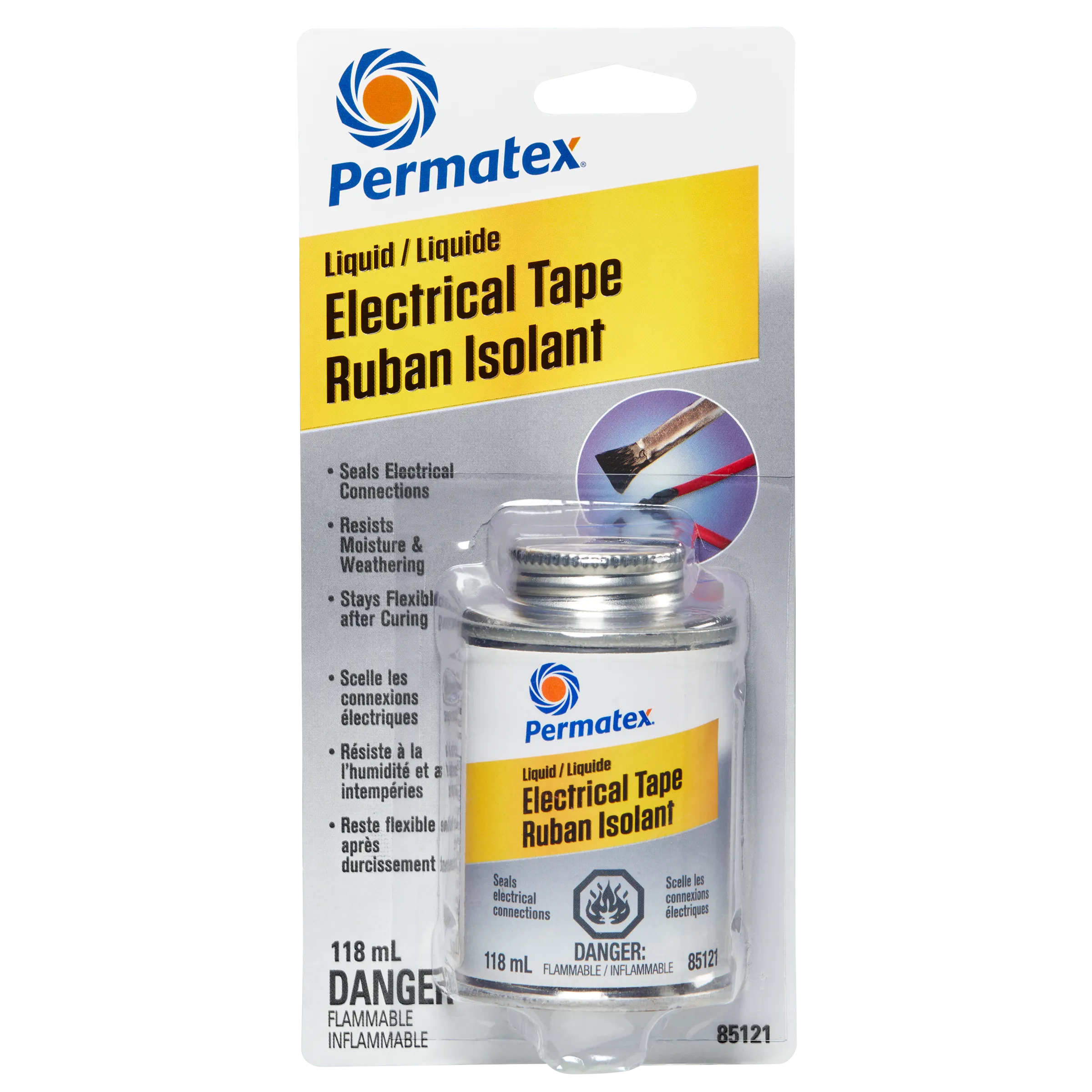 Permatex® Liquid Electrical Tape, 118mL Bottle