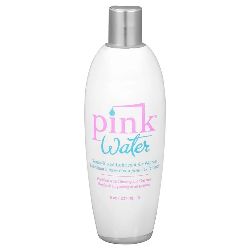 Pink Water Based Lubricant for Women 8 Oz Flip Top Bottle