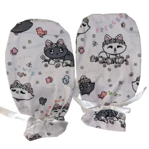 Princess Kitty Springtime Adult Mittens