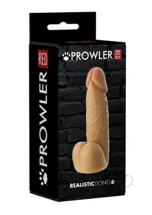Prowler Realistic Dildo W/balls Flsh 6