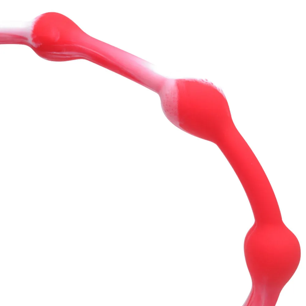Pull Beads G-spot Back Court Stimualtion Long Anal Plug For Women Gay