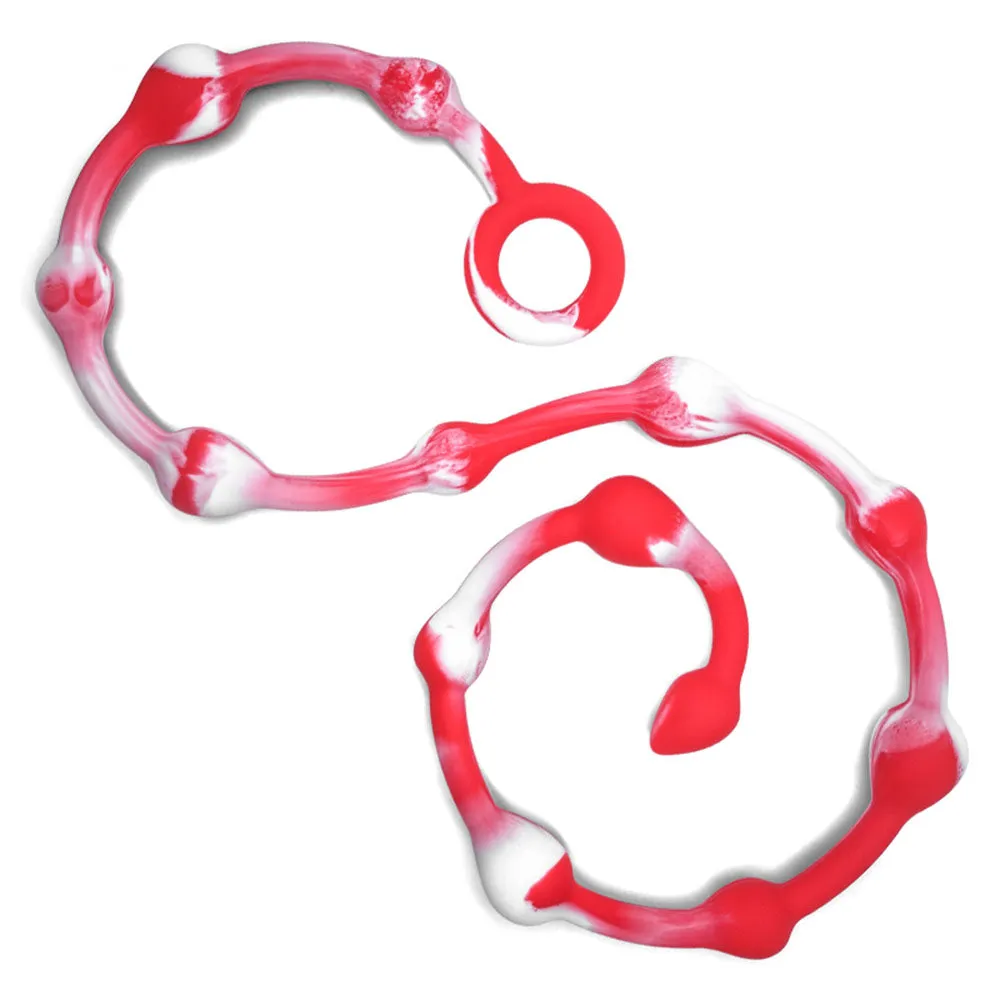 Pull Beads G-spot Back Court Stimualtion Long Anal Plug For Women Gay