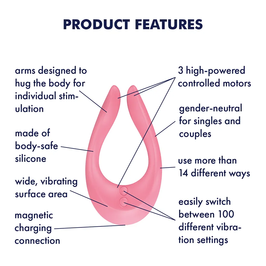 Satisfyer - Endless Joy Partner Multifun 2 Couples Vibrator