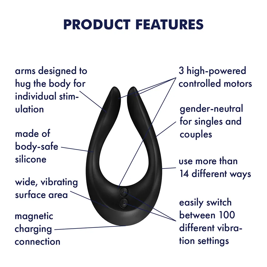 Satisfyer - Endless Joy Partner Multifun 2 Couples Vibrator