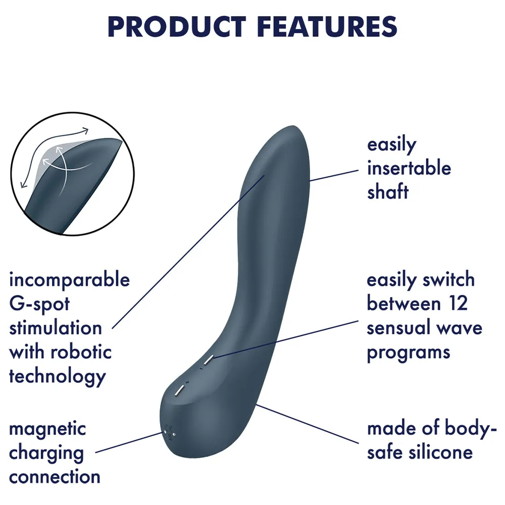 Satisfyer G-Spot Wave 4 Robotic Tech Spiral Waves Vibrator Rechargeable