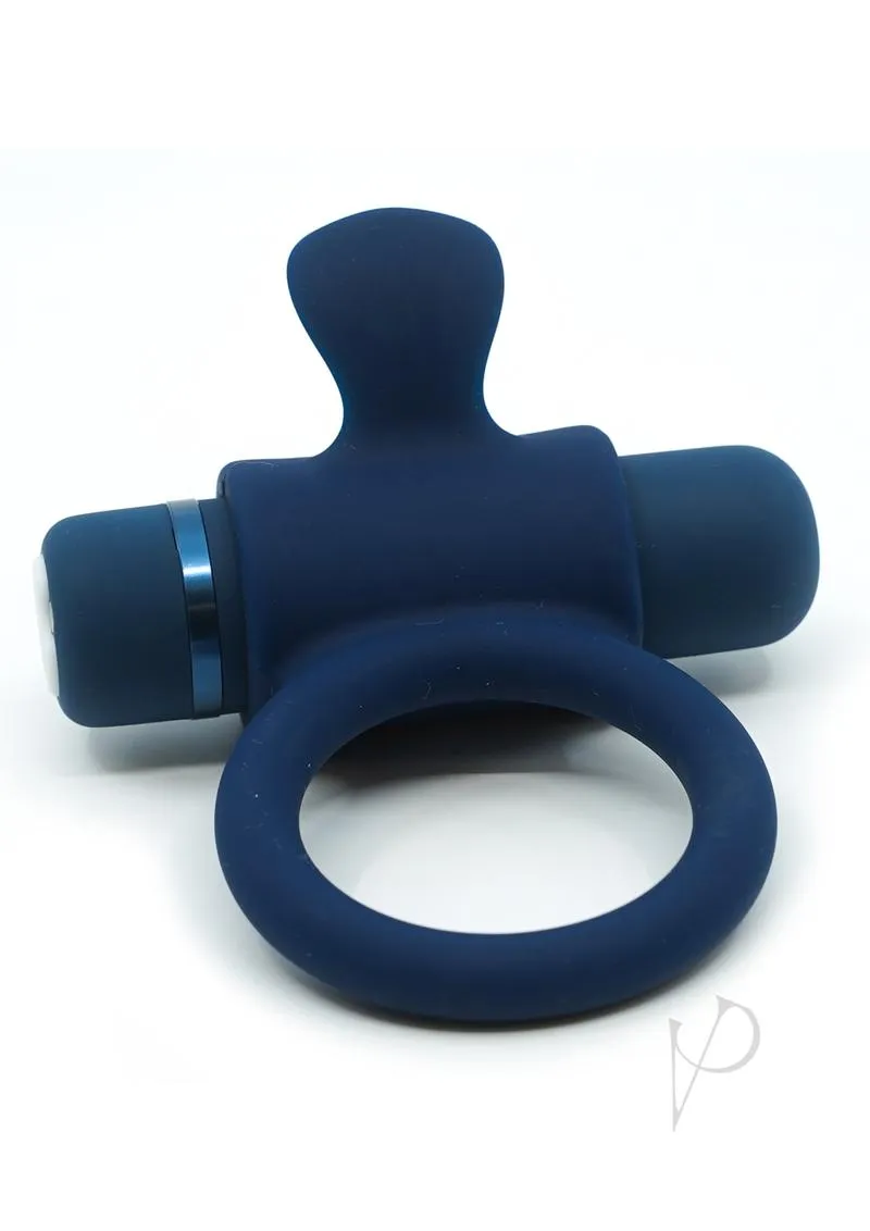 Sensuelle Silicone Bullet Ring 7x Navy B