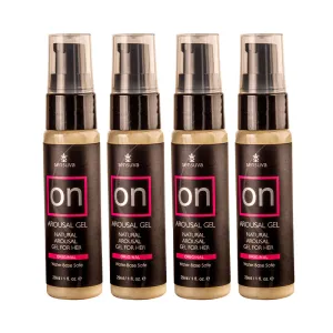 Sensuva ON Arousal Gel Original 4-Pack 1 oz.